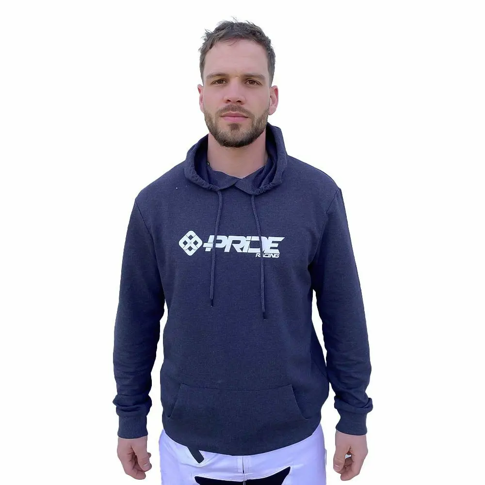 Sweatshirt med huva Pride Racing Logo Heather Asphalt
