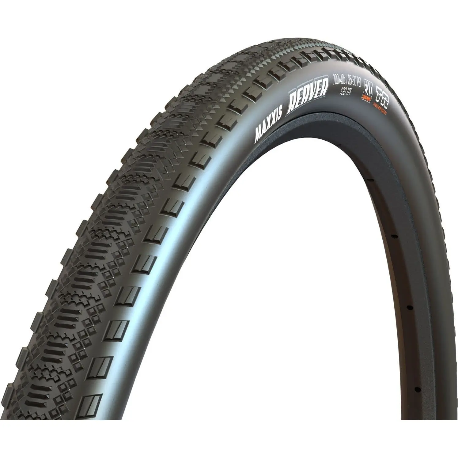 Mjukt cykeldäck Maxxis Reaver - Tr. - Exo / Tubeless Ready 700x40C