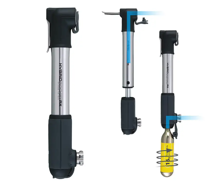 Topeak HybridRocket RX pump och kolsyrepump