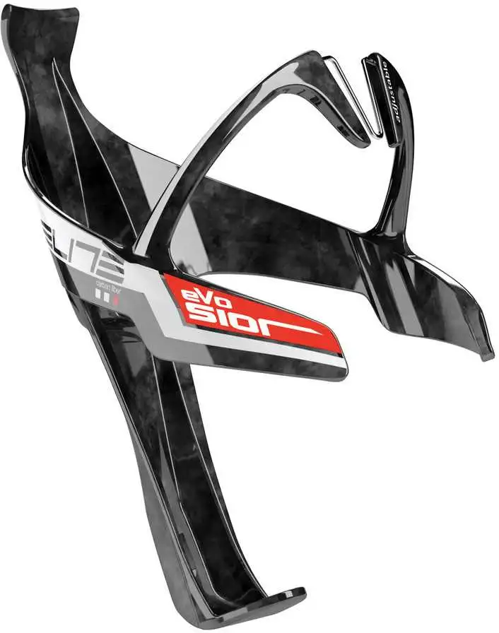 Flaskställ Elite Sior Evo Carbon röd