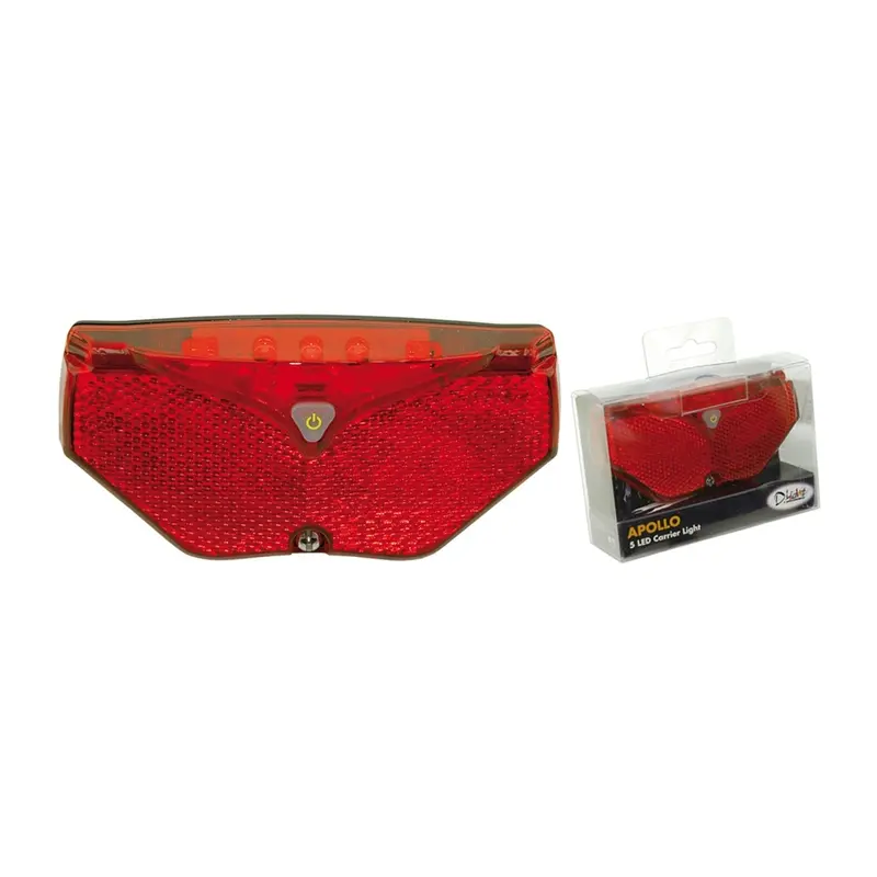 Bakbelysning + 5 led-reflektorer V Bike