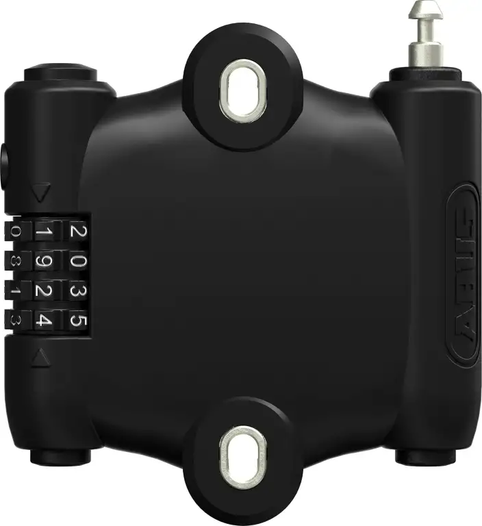 Vajerlås Abus 2504 Sportflex, 90 cm Svart
