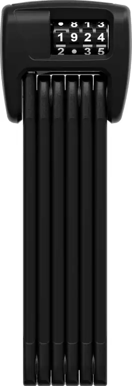 Vikbart lås Abus 6000C Bordo Combo Svart