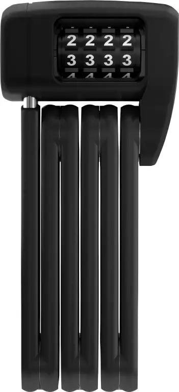 Vikbart lås Abus 6055C/60 SH Bordo Lite Mini Combo Svart