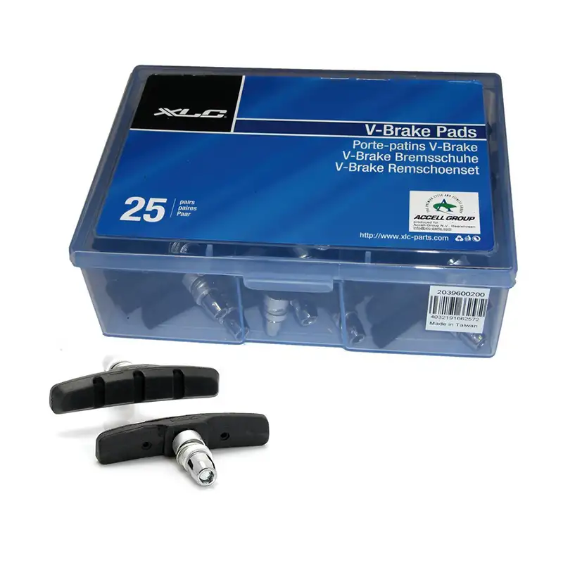 Bromskloss XLC Rim Brake Pad BS-V01 For V-Brake 25 Sets