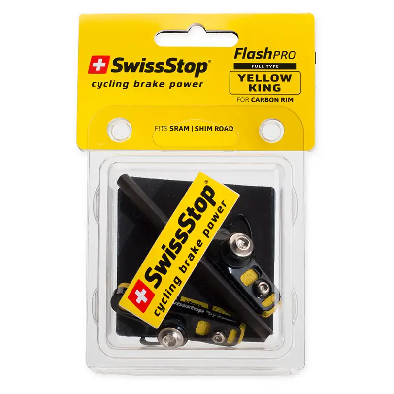 Bromskloss SWISSSTOP Rim Brake Pad And Cartridge Holder Full FlashPro Yellow King