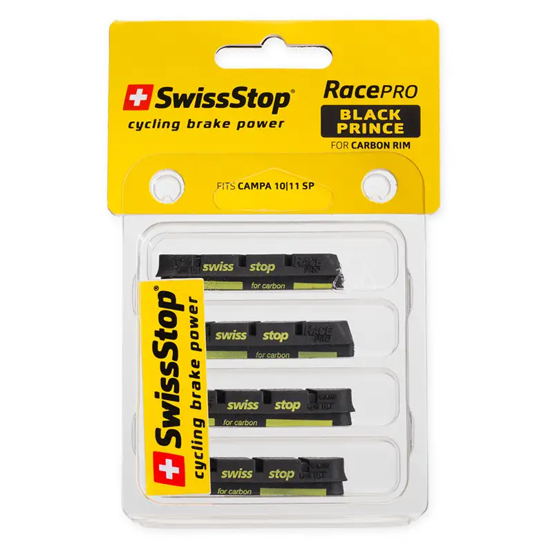 Bromskloss SWISSSTOP Rim Brake Pad Inserts RacePro Black Prince