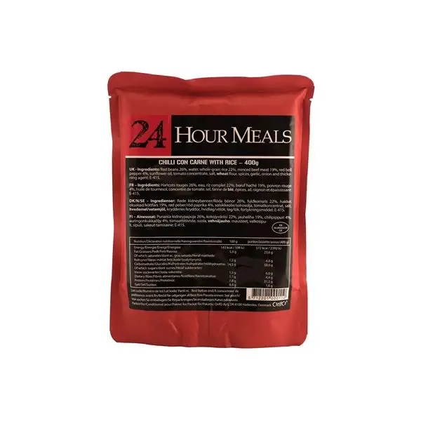 Mjukkonserv 24 Hour Meals Chilli Con Carne