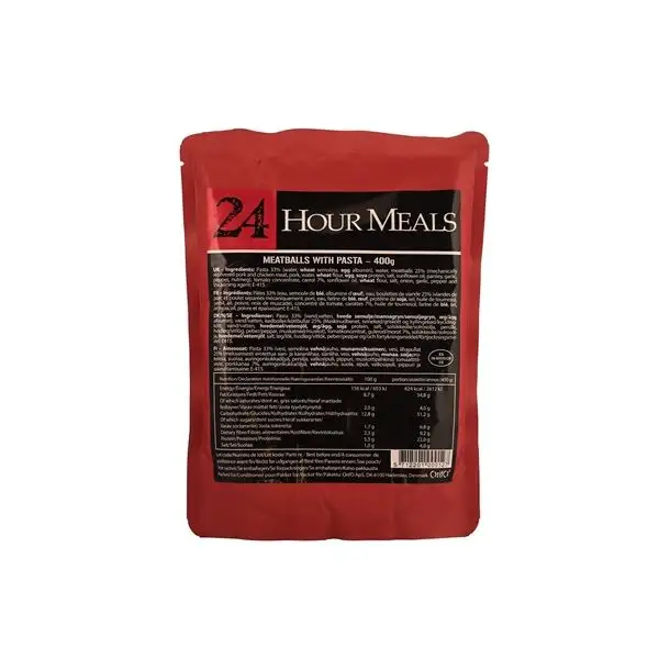 Mjukkonserv 24 Hour Meals Meatballs With Pasta