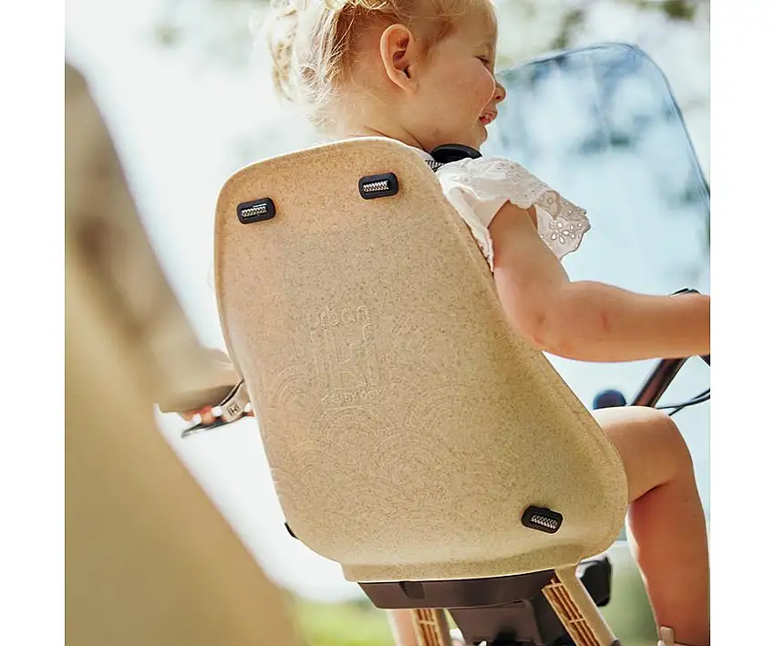 Cykelsits URBAN IKI Fram Bio Plastic Beige/Svart