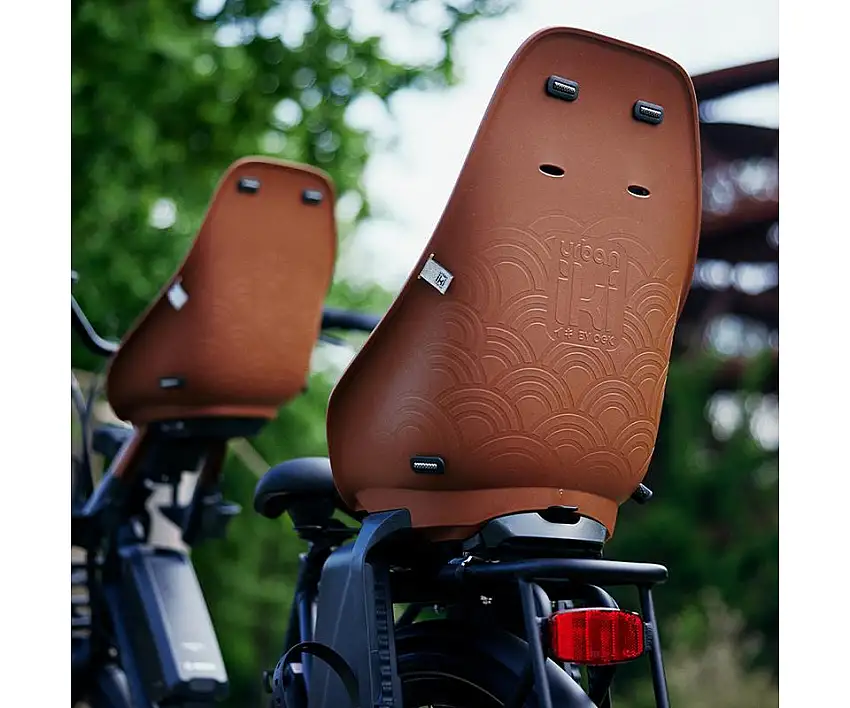 Cykelsits URBAN IKI Pakethållare Bio Plastic Brun/Svart