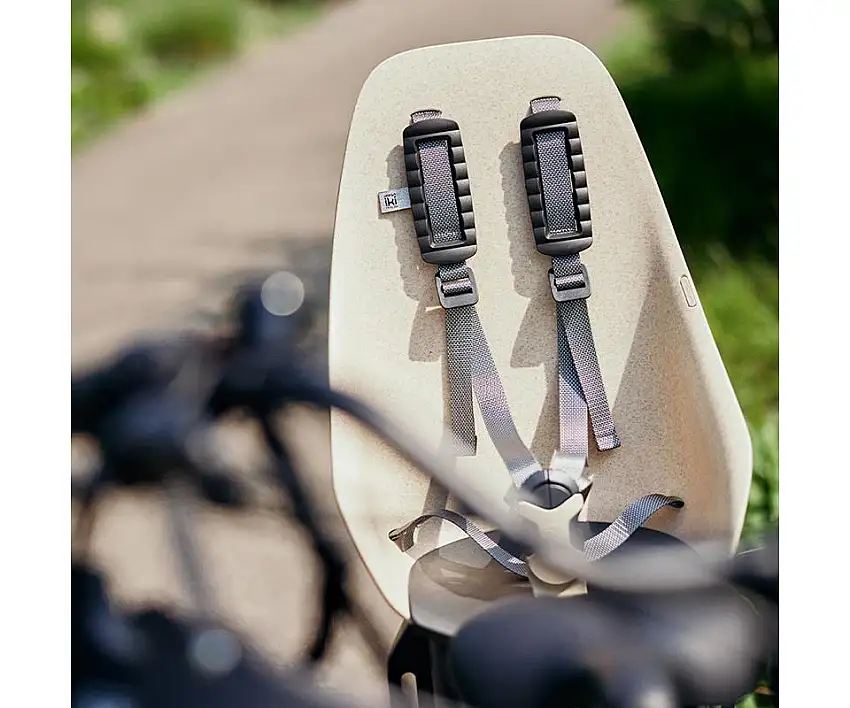 Cykelsits URBAN IKI Pakethållare Bio Plastic Beige/Svart