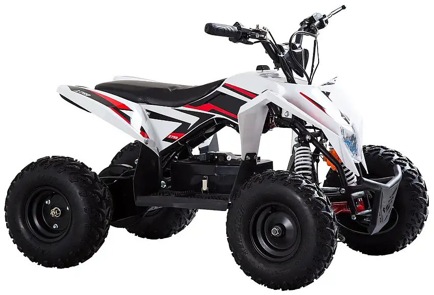 Elfyrhjuling X-Pro Speedbug el-atv white/red