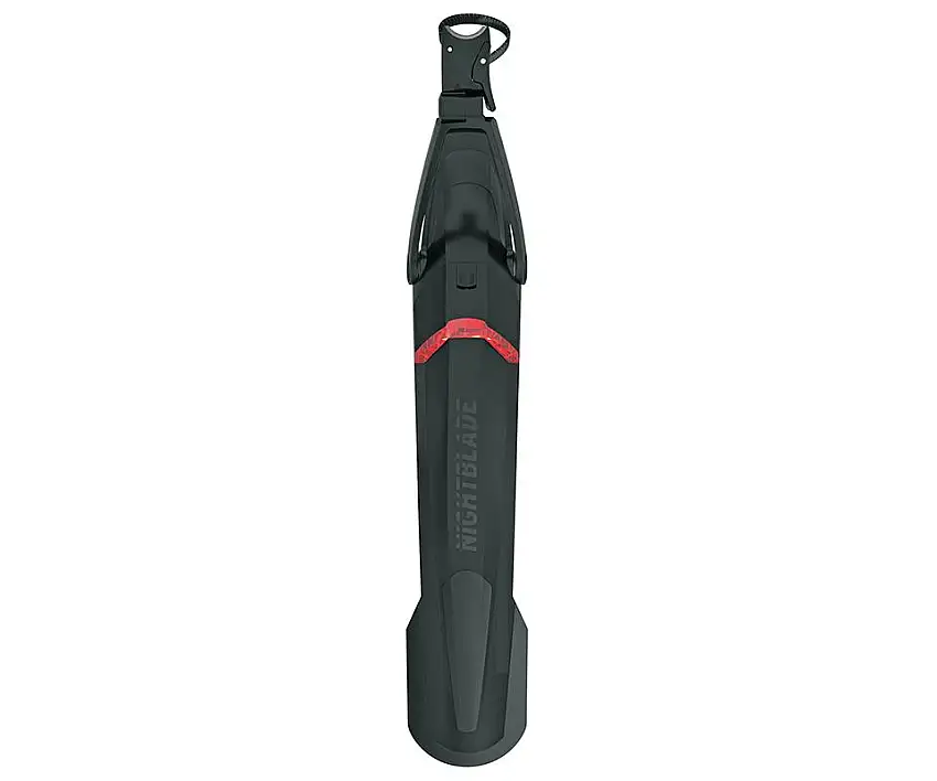Bakskärm Sks Nightblade 26"-27.5" med baklampa Svart