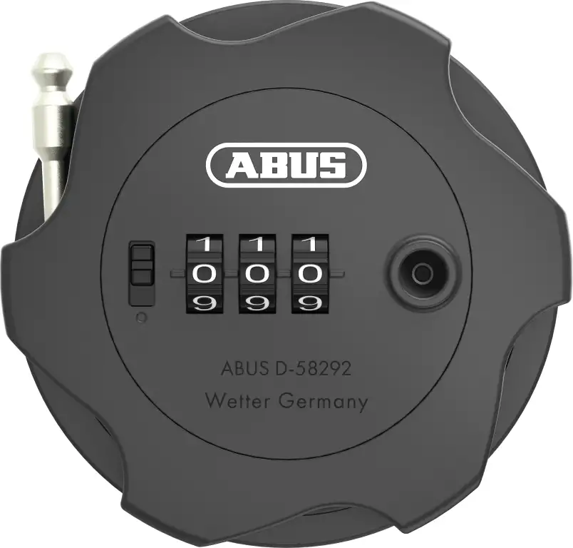 Vajerlås Abus Combiflex Adventure Svart
