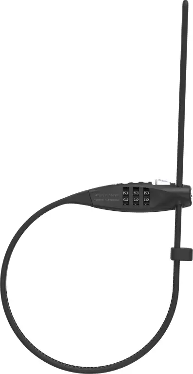 Vajerlås Abus Combiflex TravelGuard Svart