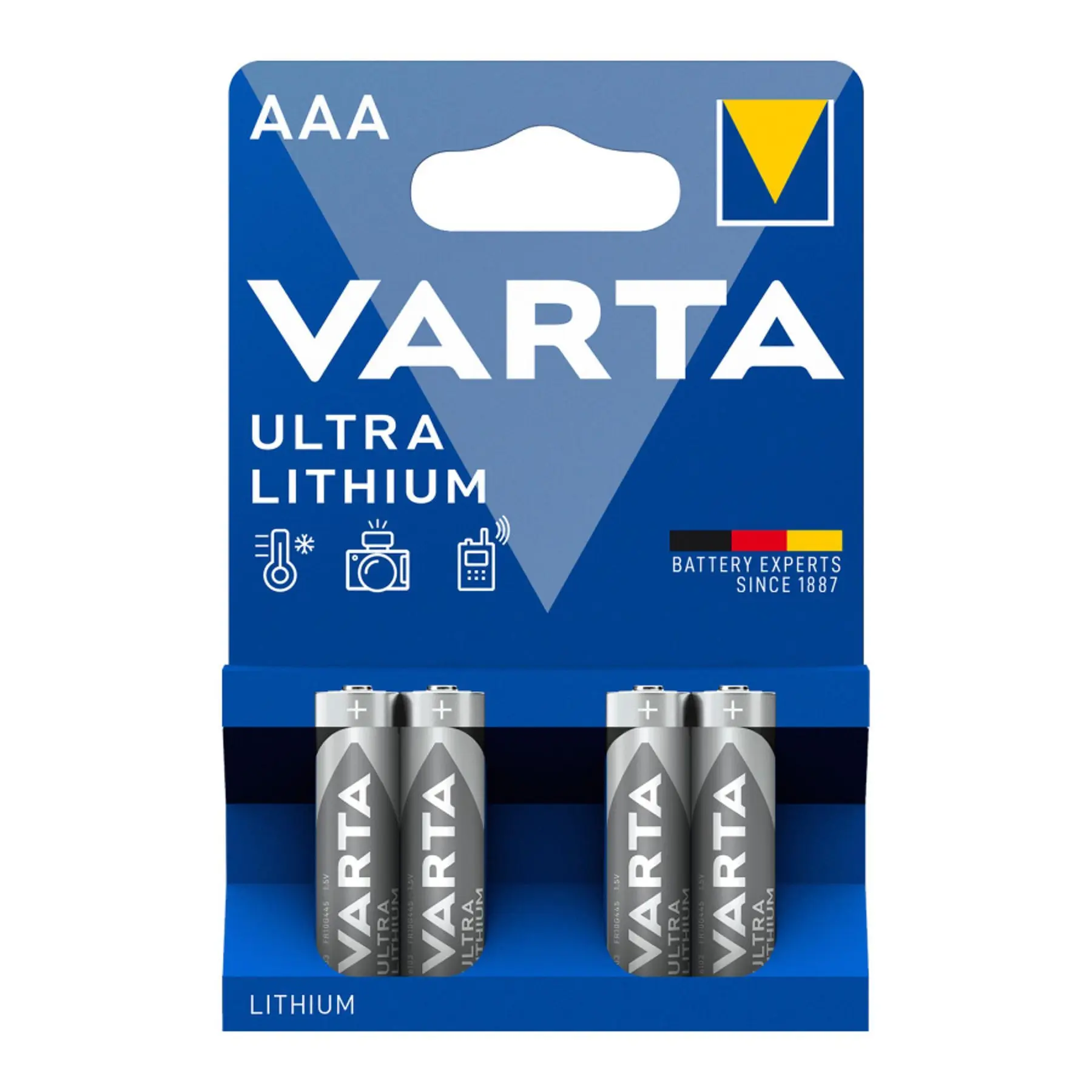 Batteri Varta lithium LR03 AAA (x4)