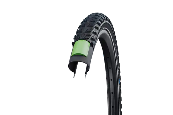 Vinterdäck Schwalbe Marathon GT 365 GreenGuard ADDIX 4-Season Dubbfritt 55-406 (20x2.15") Svart/Reflex