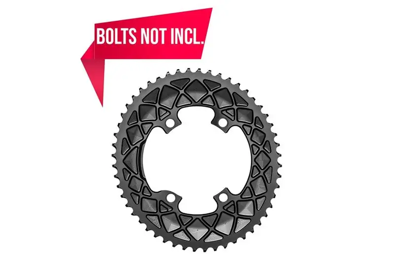 Absoluteblack Drev ¥110 Mm Bcd (Shimano Asymmetric) 2X10/11-Speed Oval 9100/8000 Alu 52