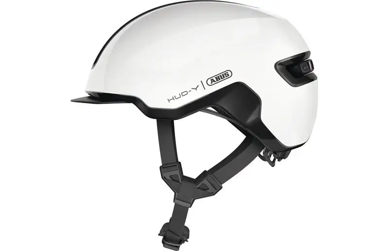 Abus Cykelhjälm Hud-Y Shiny White