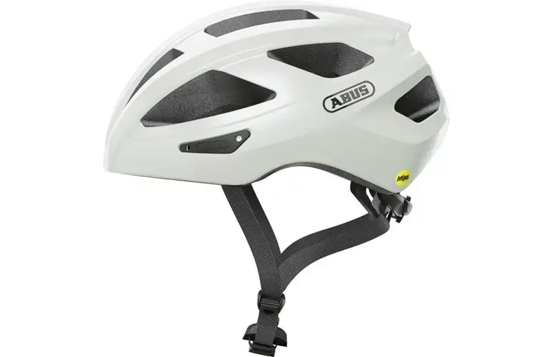 Abus Cykelhjälm Modrop Mips Pearl White