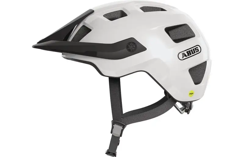 Abus Cykelhjälm Motrip Mips Shiny White