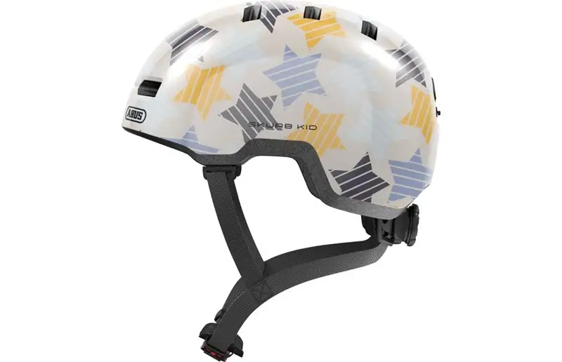 Abus Cykelhjälm Skurb Kid Grey Stars
