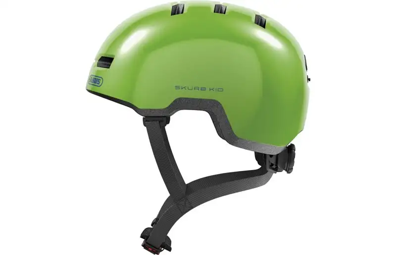 Abus Cykelhjälm Skurb Kid Shiny Green