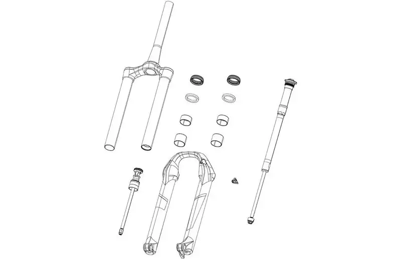 Airspring Rockshox Reba B1 130mm