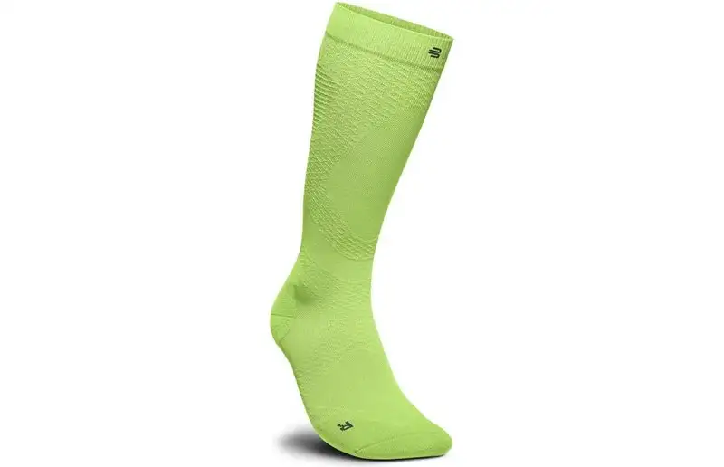 Bauerfeind Ultralight Compression Socks High Cut M Lime Green