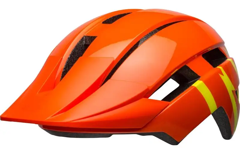 Bell Sidetrack II Helmet Kids Strike Gloss Oran...
