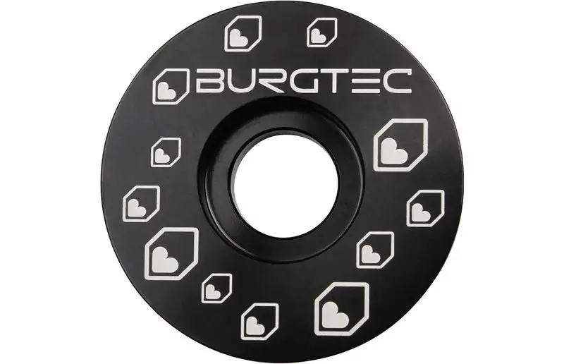 Burgtec Top Cap Rhodium Silver