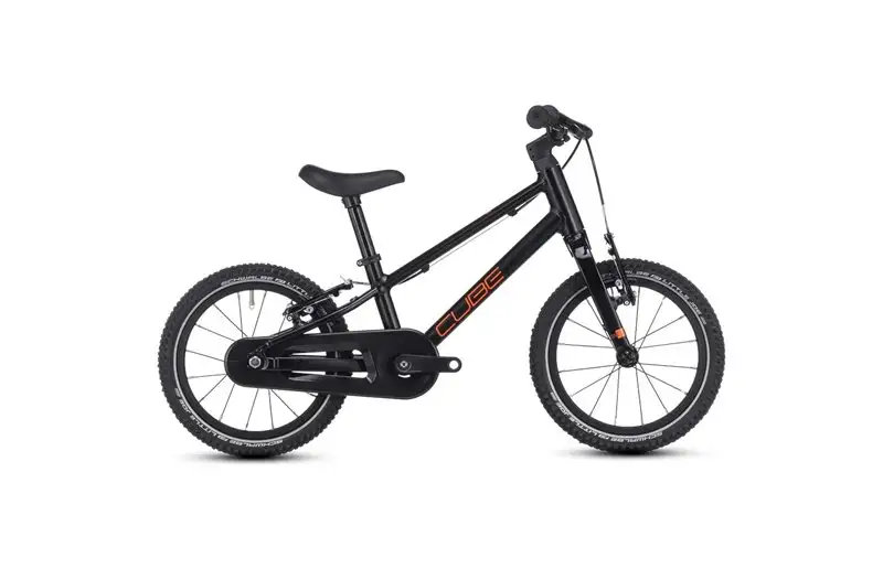 Cube Barncykel Numove 140 Black/Orange 14"