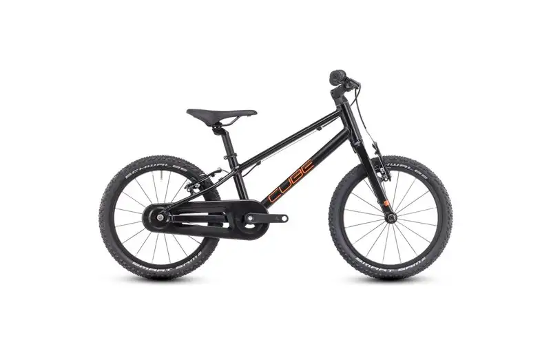 Cube Barncykel Numove 160 Black/Orange 16"