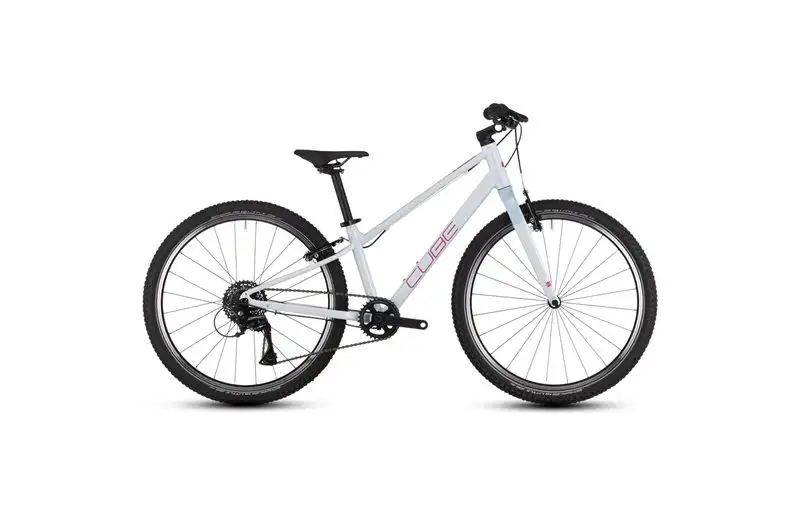 Cube Barncykel Numove 240 Flashwhite/Pink 24"