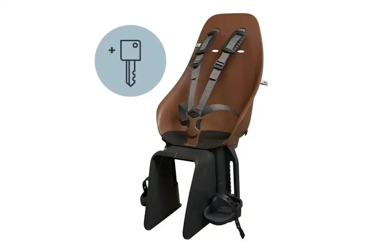 Cykelbarnstol URBAN IKI Rear Ta-Ke Haniwa Brown/Bincho Black