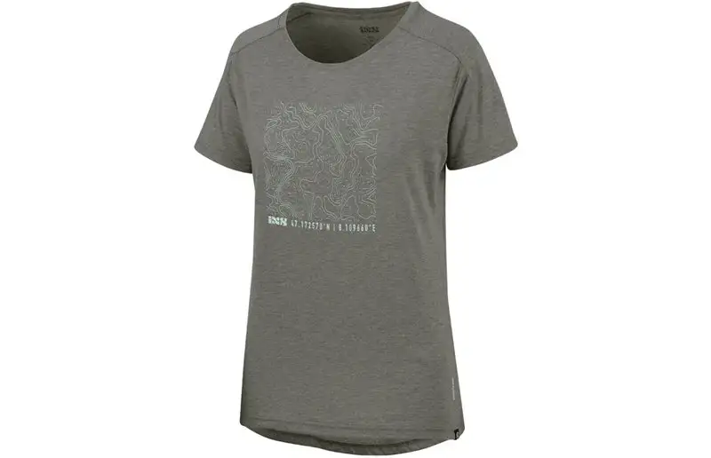 IXS Flow Contour SS Tech Tee Women Graphite
