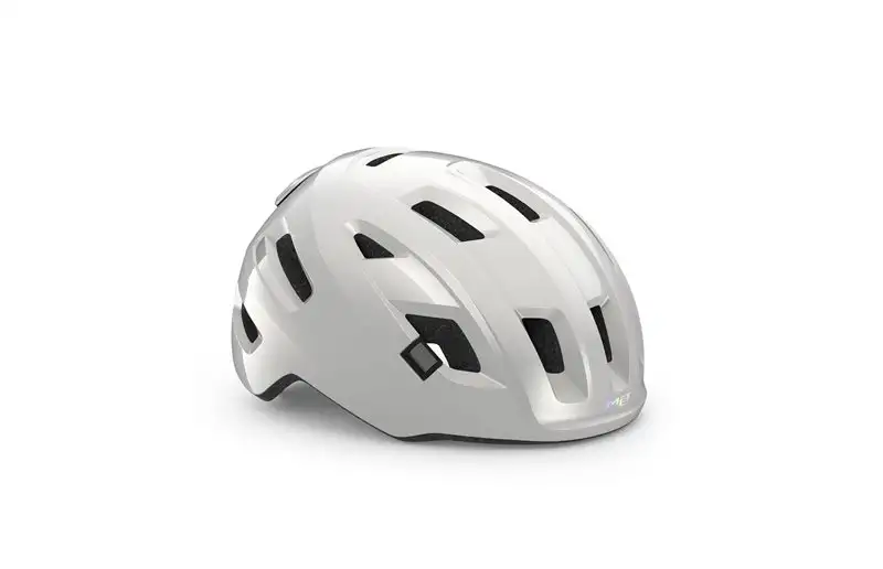 MET Cykelhjälm E-Mob White/Glossy