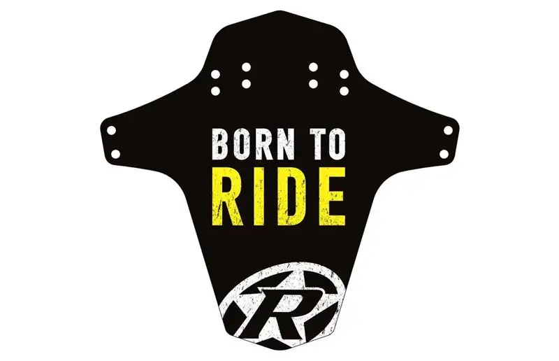 Reverse Born to Ride Mudguard Yellow