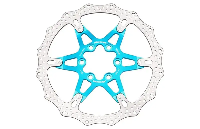 Reverse Disc Brake Rotor 6-Bolt Aluminium/Steel Light Blue