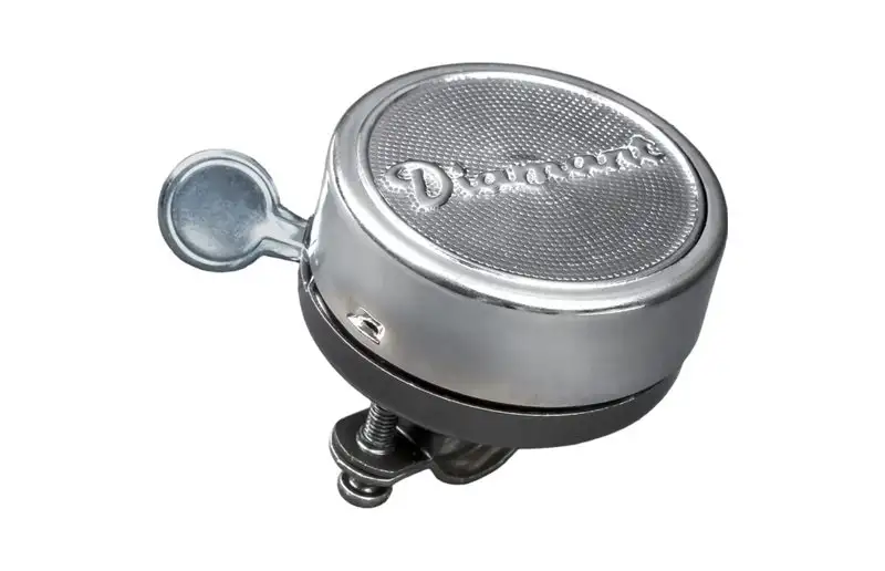 Ringklocka Diamant Retro Klingel Bell Silver