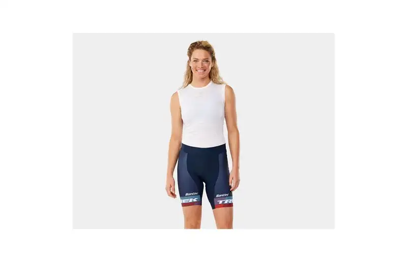 Santini Cykelbyxor Trek Factory Racing Women's CX Team Replica Dark Blue