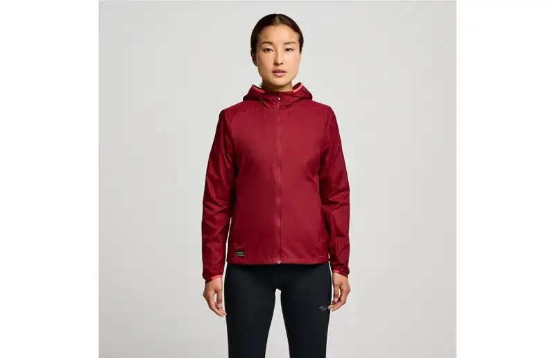 Saucony Löparjacka Peregrine Packaway Jacket Currant