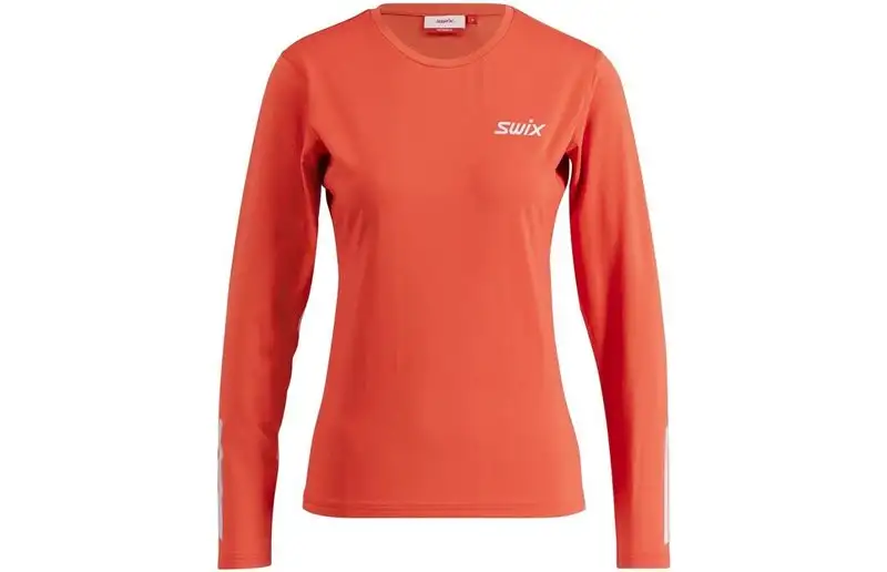 Swix Löpartröja Pace NTS LS Baselayer Top Dam Cayenne