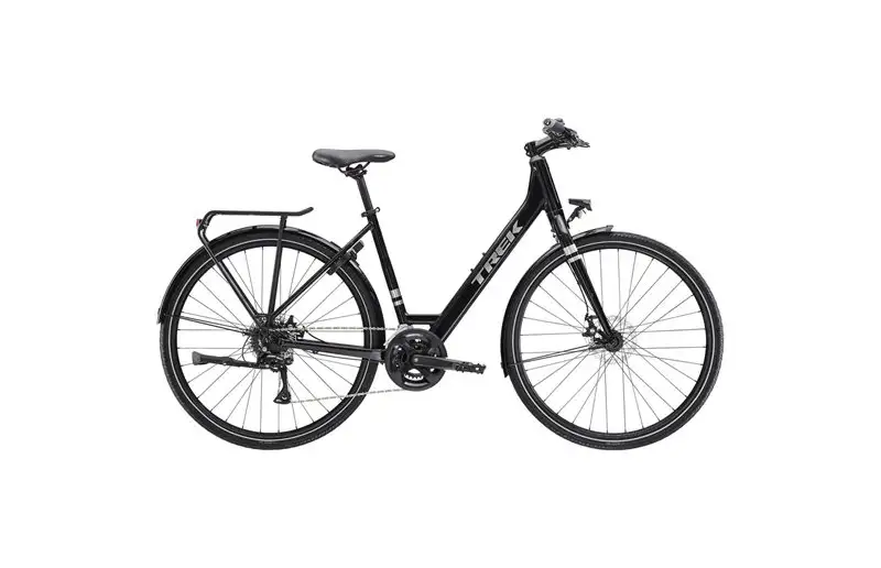 Trek Cityhybrid Verve 1 Equipped Lowstep Trek Black