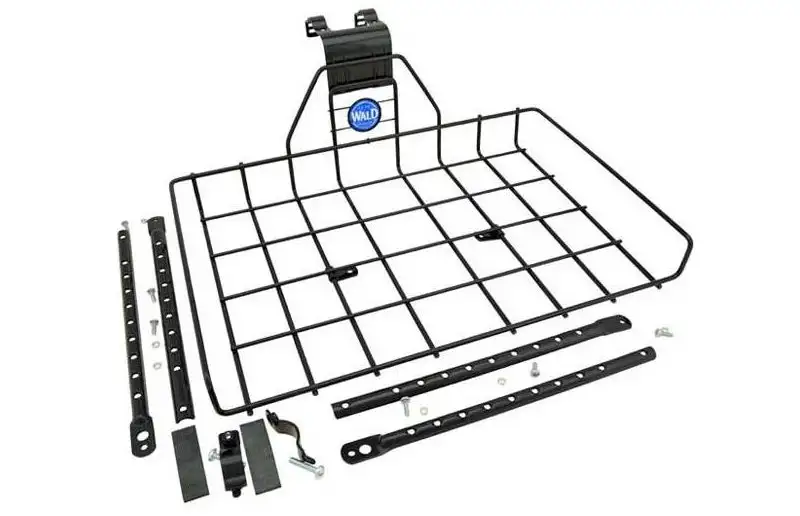 Wald Pakethållare Fram 257 Front Rack Black
