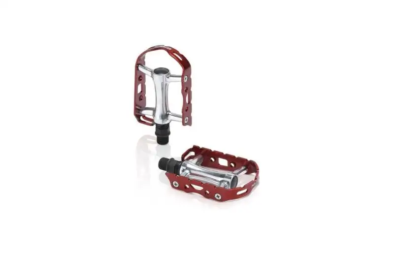 XLC Cykelpedaler PD-M15 Silver/Red